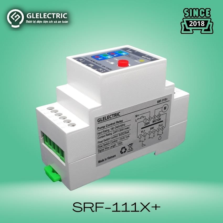 Rơ le phao điện an toàn /chống cạn/ báo mức nước - SRF-111X Plus